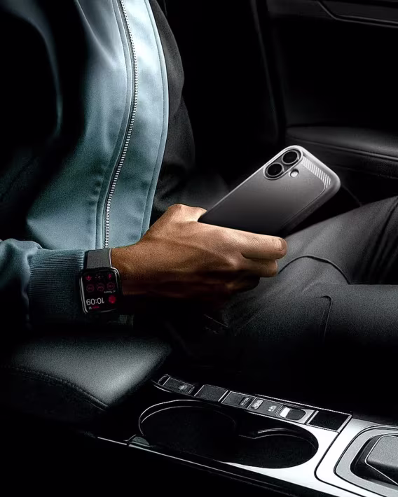 Spigen iPhone 15 Pro Max Manyetik Rugged Armor MagFit Kılıf  Matte Black