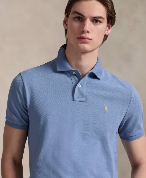 Polo Ralph Lauren Erkek Pamuklu Özel Slim Fit File Polo Tişört