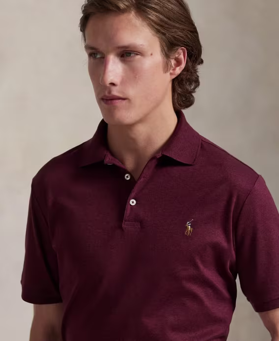 Polo Ralph Lauren Erkek Custom Slim Fit Soft Pamuklu Polo Tişört