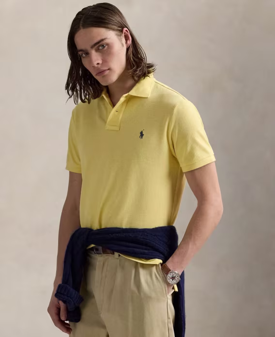 Polo Ralph Lauren Erkek Pamuklu Özel Slim Fit File Polo Tişört