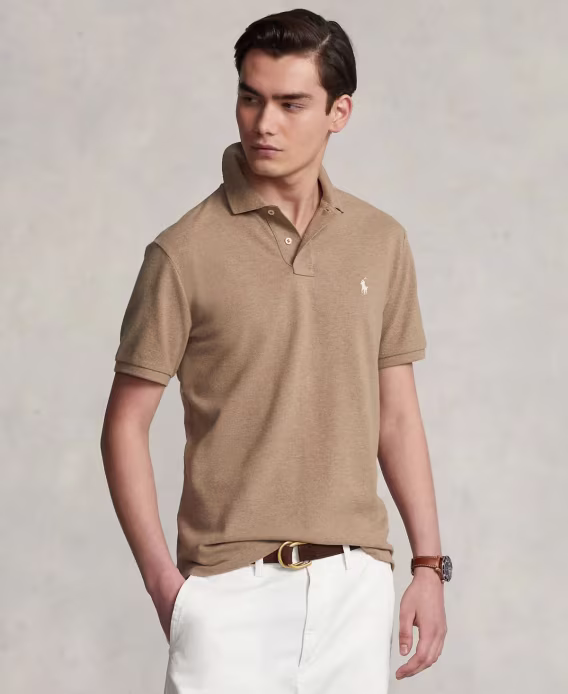 Polo Ralph Lauren Erkek Pamuklu Özel Slim Fit File Polo Tişört