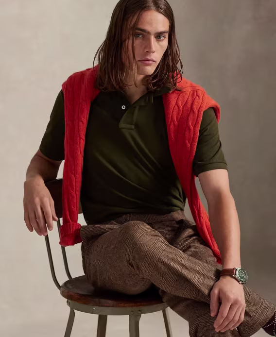 Polo Ralph Lauren Erkek Klasik Fit Pamuklu Polo Tişört