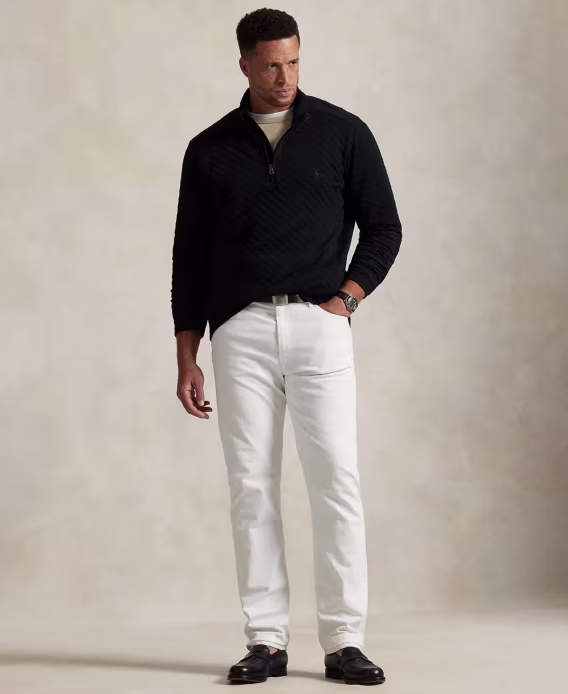 Polo Ralph Lauren Erkek B&T Kapitone Çift Örgülü Kazak