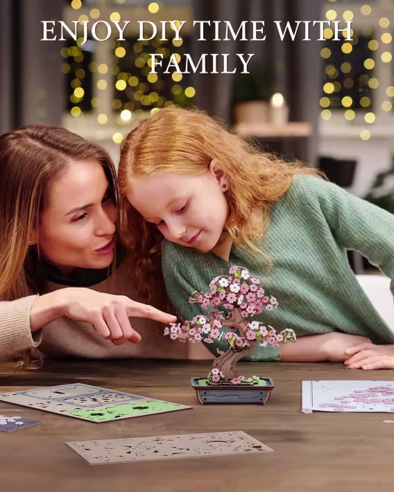 Robotime 3D Ahşap Puzzle El İşi Setleri