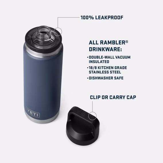 YETI Rambler Yalıtımlı Şişe  0.76 L