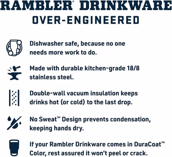 YETI Rambler Yalıtımlı Şişe  0.76 L