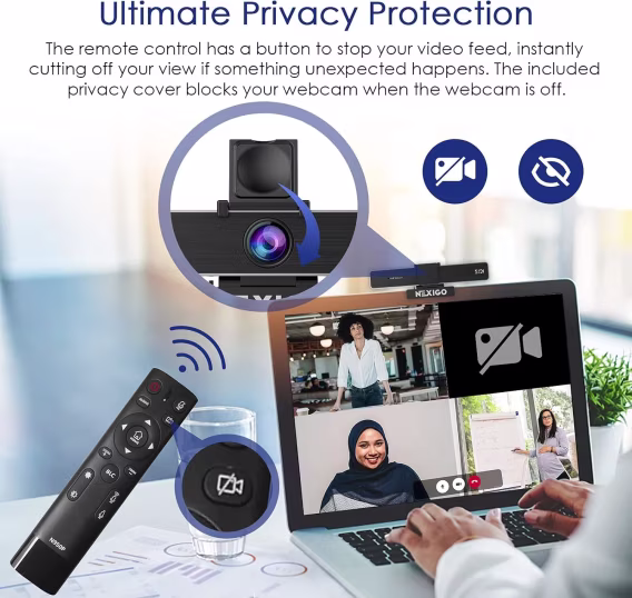 NexiGo Meeting 360 Ultra (3. Nesil) Gelişmiş Hepsi Bir Arada Konferans Kamera Sistemi