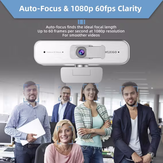 NexiGo Meeting 360 Ultra (3. Nesil) Gelişmiş Hepsi Bir Arada Konferans Kamera Sistemi