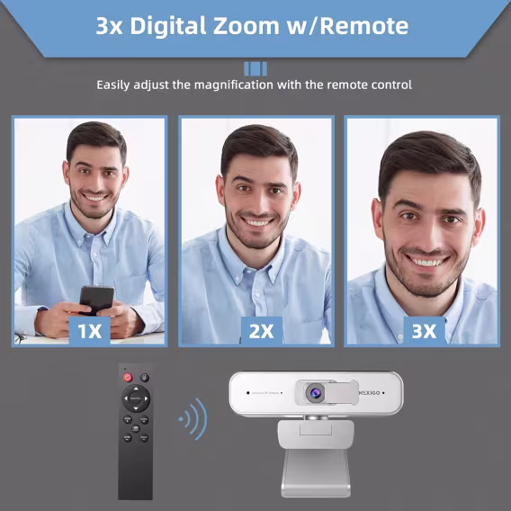 NexiGo Meeting 360 Ultra (3. Nesil) Gelişmiş Hepsi Bir Arada Konferans Kamera Sistemi