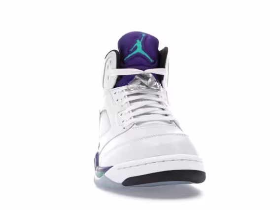 Jordan 5 Erkek Retro Grape Sneaker - Beyaz