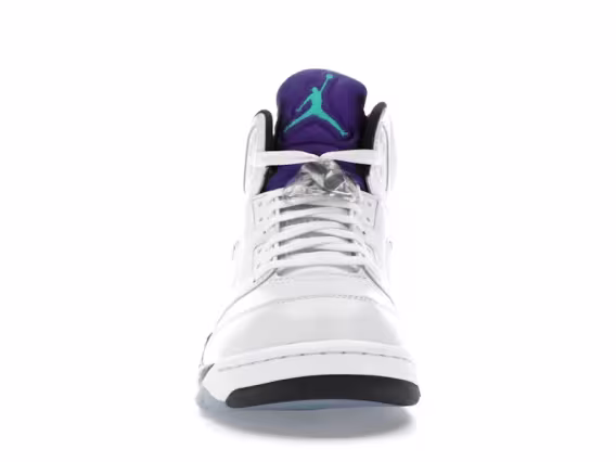 Jordan 5 Erkek Retro Grape Sneaker - Beyaz