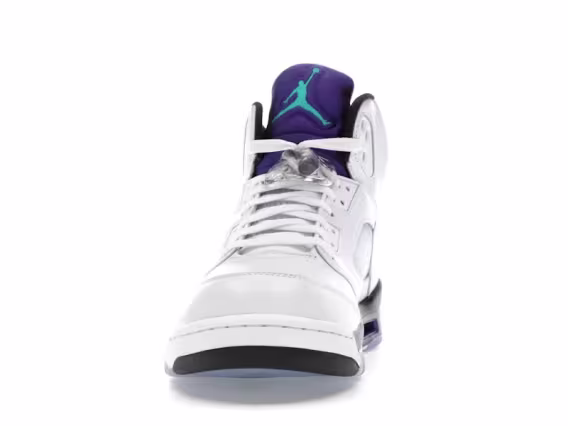 Jordan 5 Erkek Retro Grape Sneaker - Beyaz