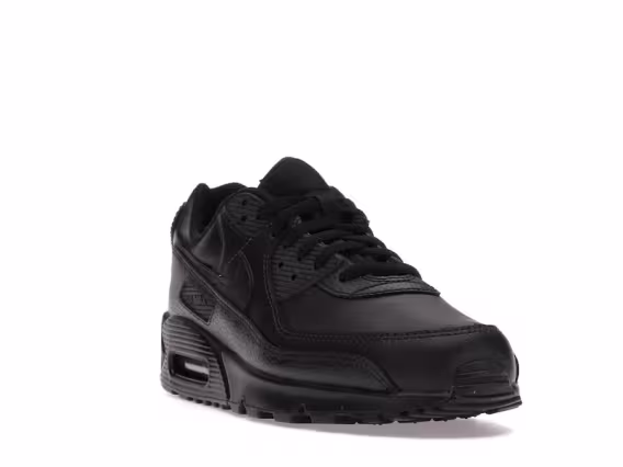 Nike Erkek Air Max 90 Deri Siyah Sneaker