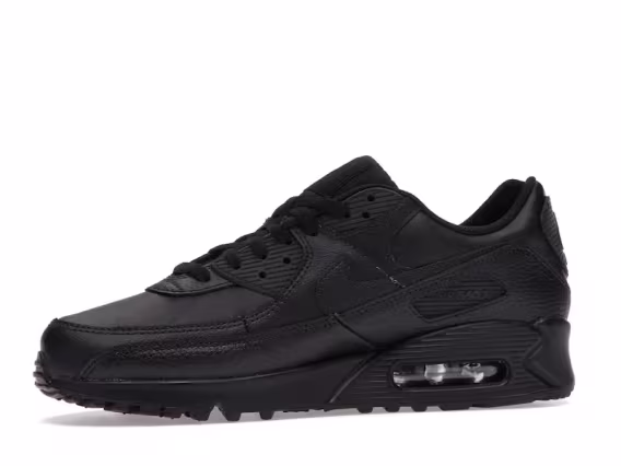 Nike Erkek Air Max 90 Deri Siyah Sneaker