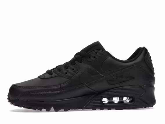 Nike Erkek Air Max 90 Deri Siyah Sneaker