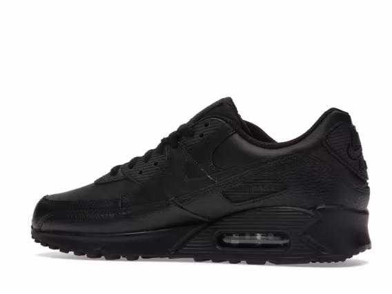 Nike Erkek Air Max 90 Deri Siyah Sneaker