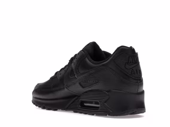 Nike Erkek Air Max 90 Deri Siyah Sneaker