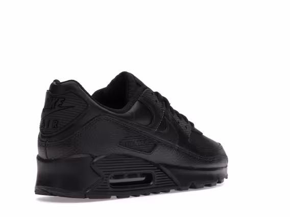 Nike Erkek Air Max 90 Deri Siyah Sneaker