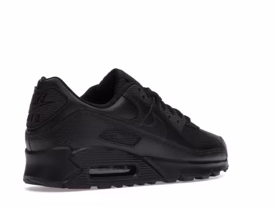 Nike Erkek Air Max 90 Deri Siyah Sneaker