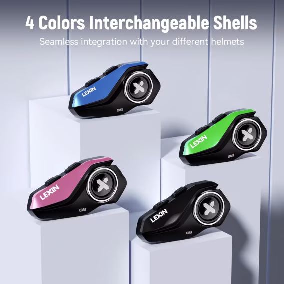 LEXIN G16 Far/SOS Modlu Motosiklet Bluetooth Kulaklık