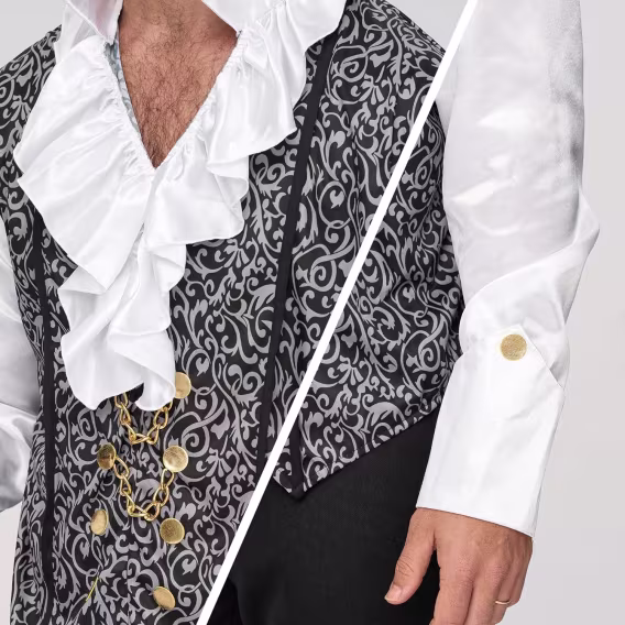 Spooktacular Creations Cadılar Bayramı Erkek Vampir Kostümü  Gümüş