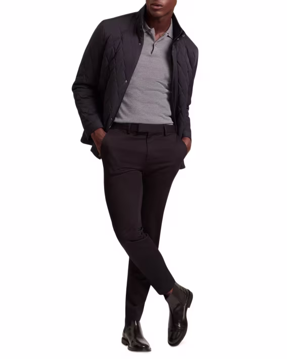 Ted Baker Hollbec Regular Fit Elmas Kapitone Mont