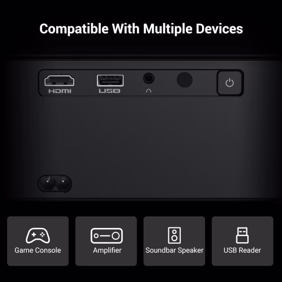 HAPPRUN 1500 ANSI Akıllı Projektör, 4K 300'' Ekran