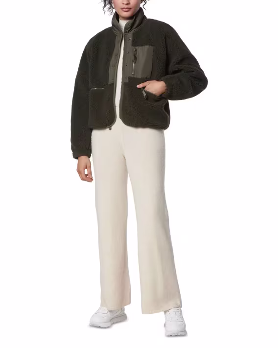 Marc New York Kadın Mixed Media Sherpa Ceket