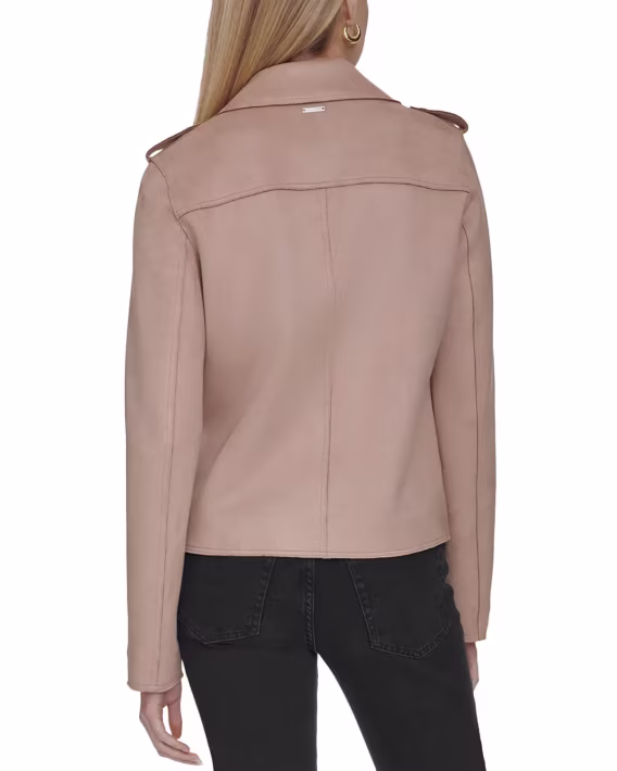 Marc New York Suni Süet Motosiklet Ceketi