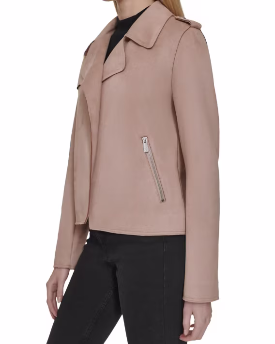 Marc New York Suni Süet Motosiklet Ceketi