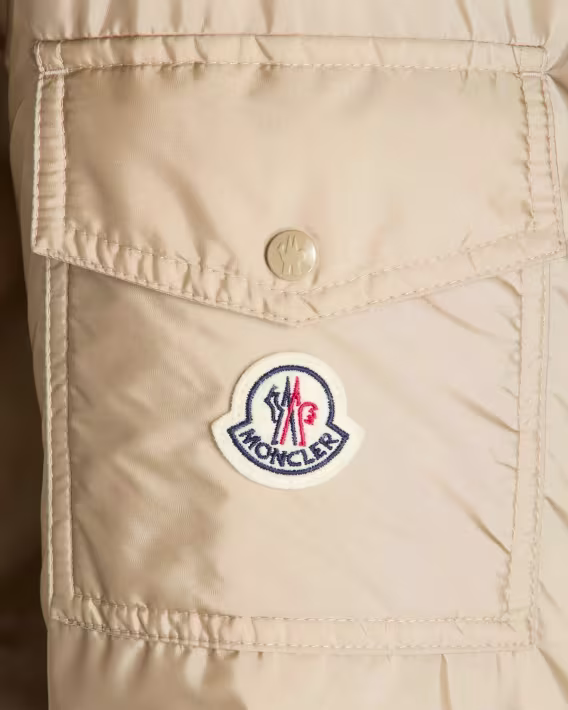 Moncler Erkek Evettes Naylon Kapüşonlu Mont