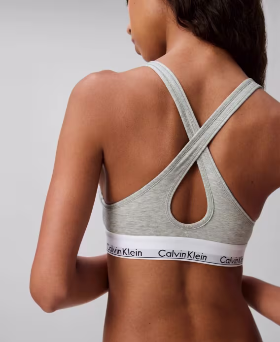 Calvin Klein Kadın Modern Pamuklu Dolgulu Bralet QF1654