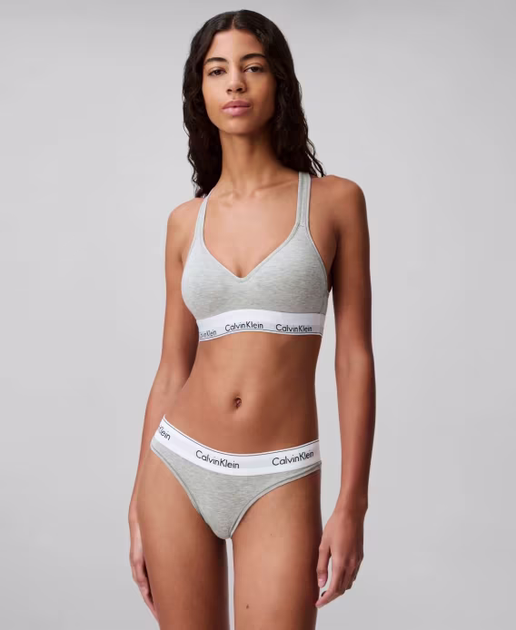 Calvin Klein Kadın Modern Pamuklu Dolgulu Bralet QF1654