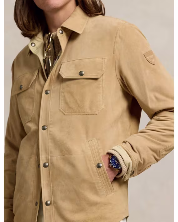 Polo Ralph Lauren Erkek Çift Taraflı Süet Ceket