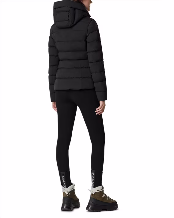 Canada Goose Kadın Clair Kapşonlu Kısa Şişme Mont