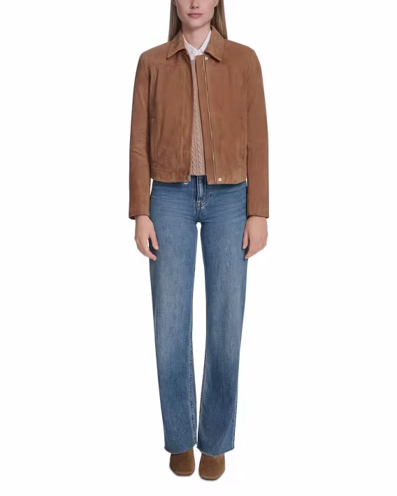 Cole Haan Kadın Süet Ceket