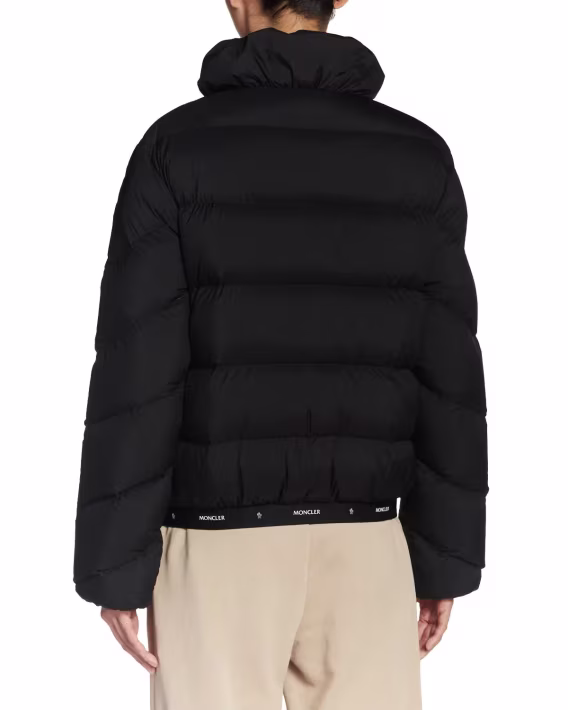 Moncler Grignan Logo Bantlı Şişme Mont