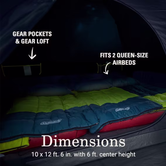 Coleman Skydome Kamp Çadırı  Karanlık Oda Teknolojili