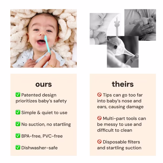 Oogiebear Bebek Burun ve Kulak Temizleyici