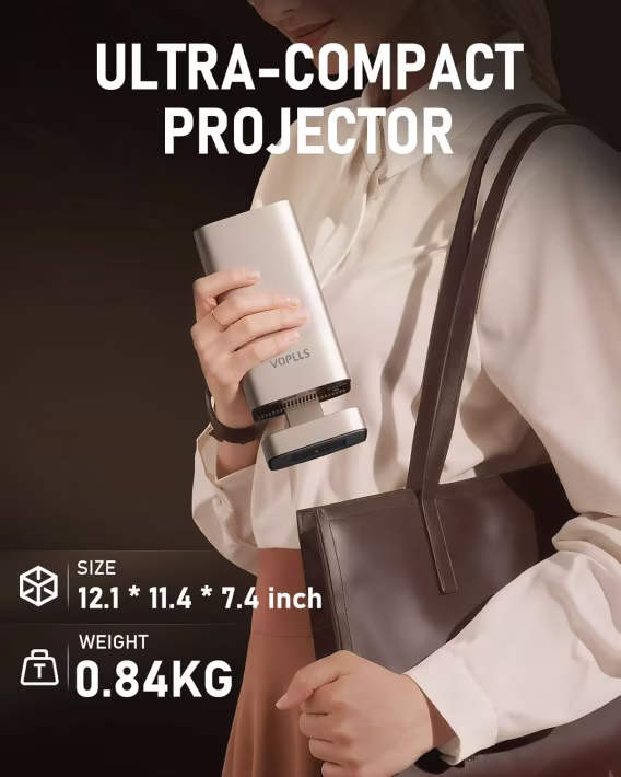 VOPLLS WiFi ve Bluetooth özellikli Projektör