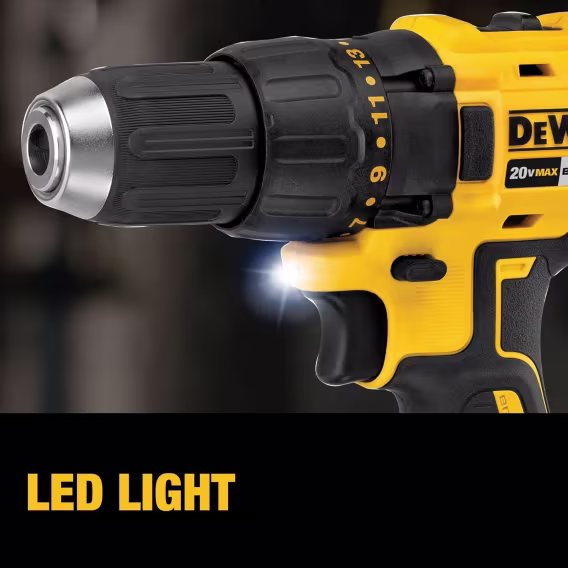 DEWALT 20V MAX Akülü Matkap, Darbeli Sürücü, 2 Aletli Elektrikli Alet Kombo Seti (DCK277D2)
