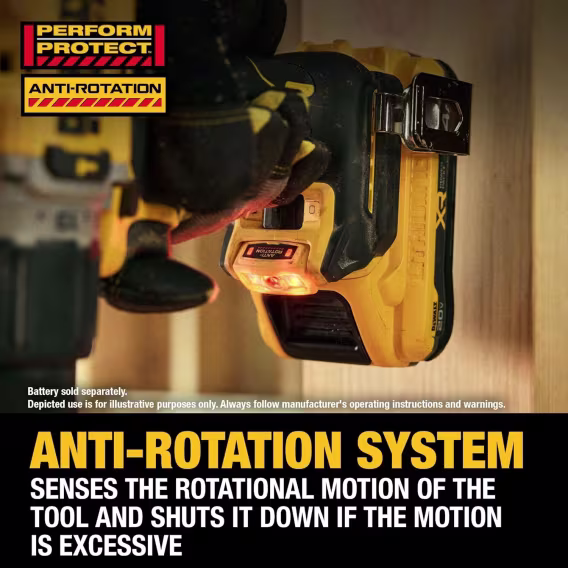 DEWALT 20V MAX XR® Fırçasız Akülü 1/2 inç Darbeli Matkap (Sadece Alet) (DCD806B)