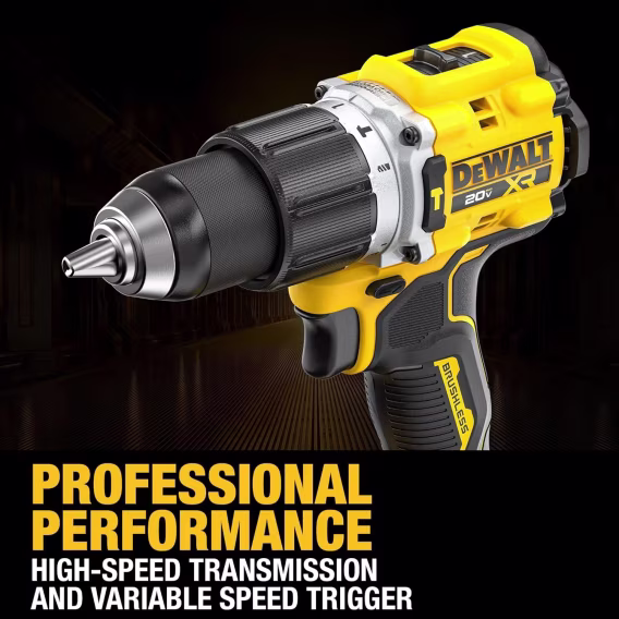 DEWALT 20V MAX XR® Fırçasız Akülü 1/2 inç Darbeli Matkap (Sadece Alet) (DCD806B)