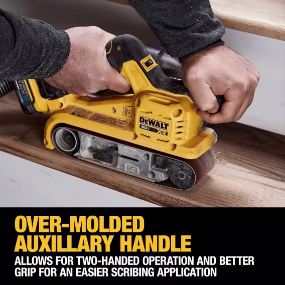 DEWALT 20V MAX* Bant Zımpara Makinesi, Akülü, Fırçasız, (DCW220B)