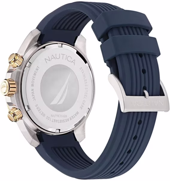 Nautica Erkek NAPNOS303 One Mavi Silikon Kayışlı Saat