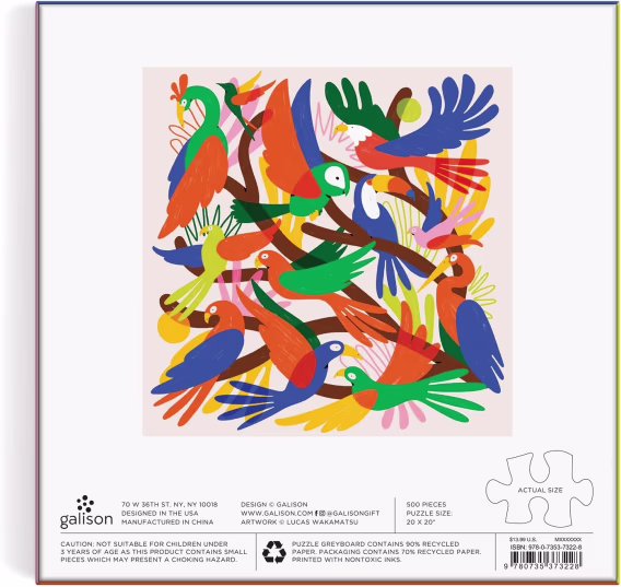 Galison Dünya Kuşları Puzzle