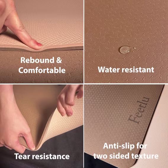 Feetlu Askılı Yoga Minderi