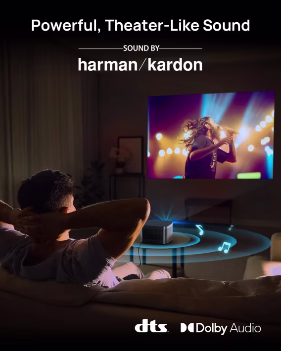 XGIMI Taşınabilir 1080P Çözünürlüklü Dış Mekan Projektörü