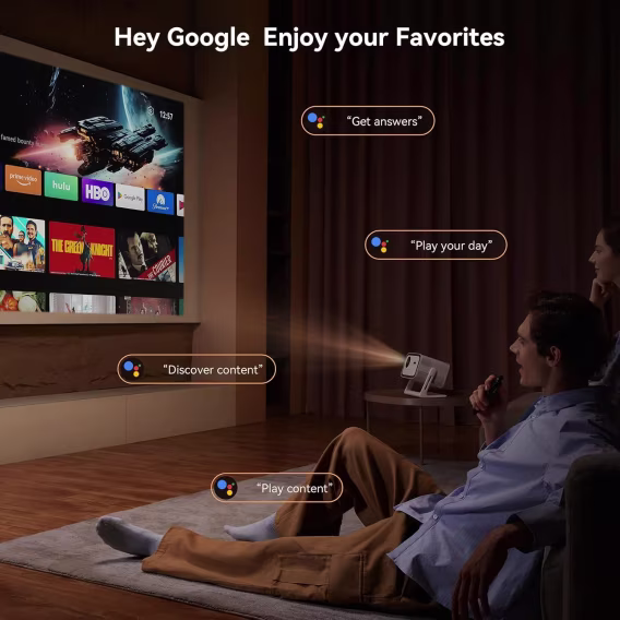 Wanbo Vali 1 Akıllı Projektör, 900 ANSI