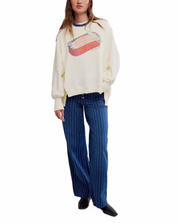 Free People Graphic Camden Kadın Sweatshirt